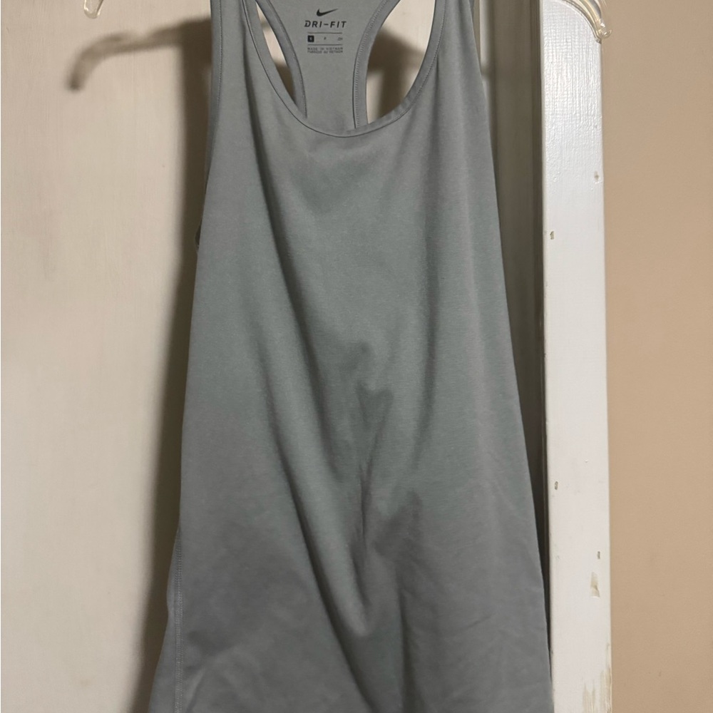 Nike Women's Light Gray Tank Top